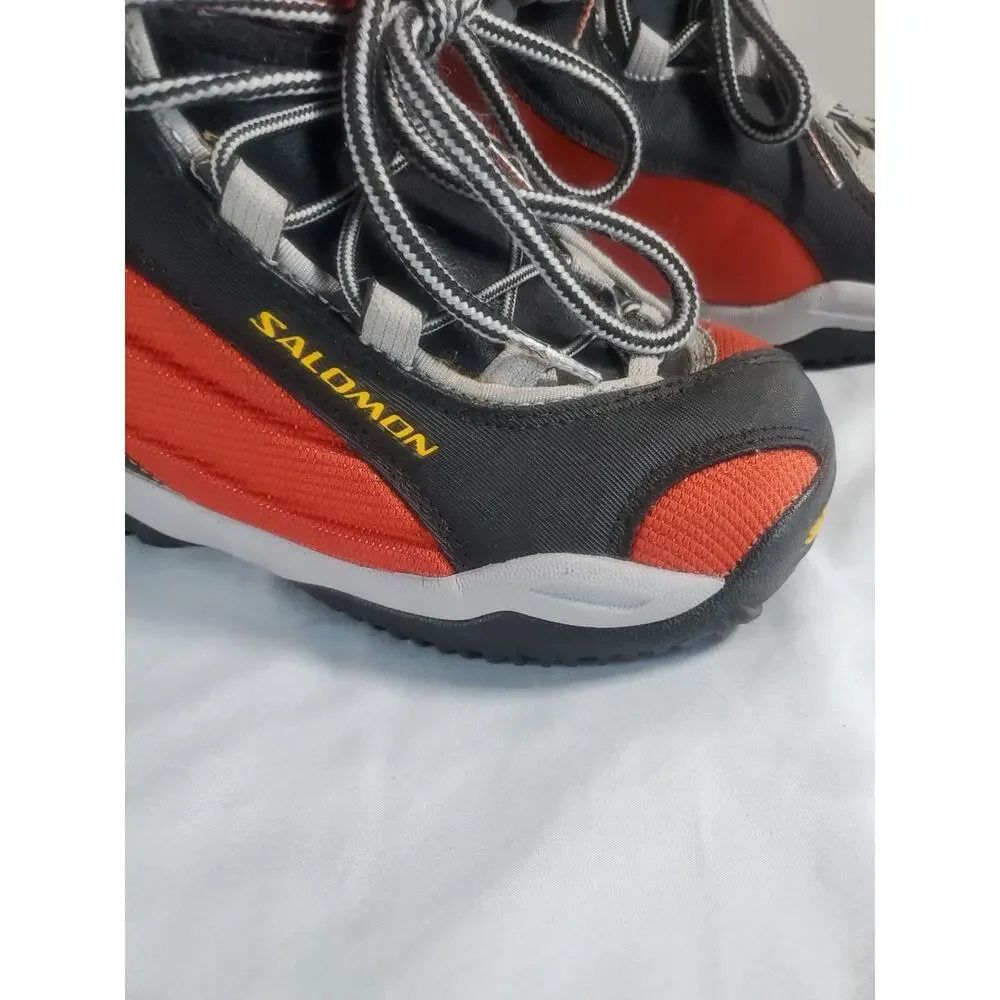 Salomon Ivy Auto Fit Snowboarding Boots Red Gray Black Women's Size 4.5